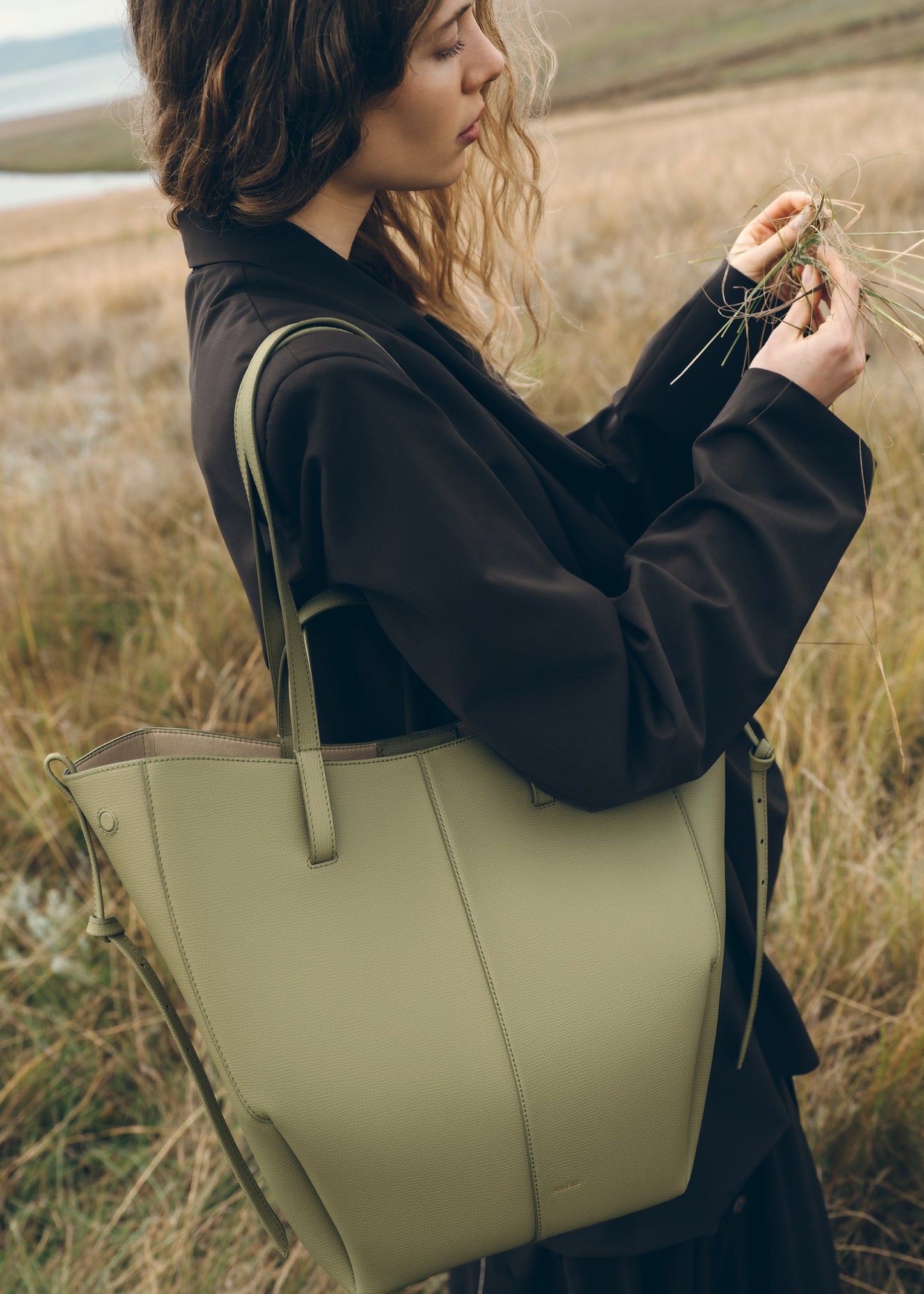 Cyme Tote - Tilleul Grainé