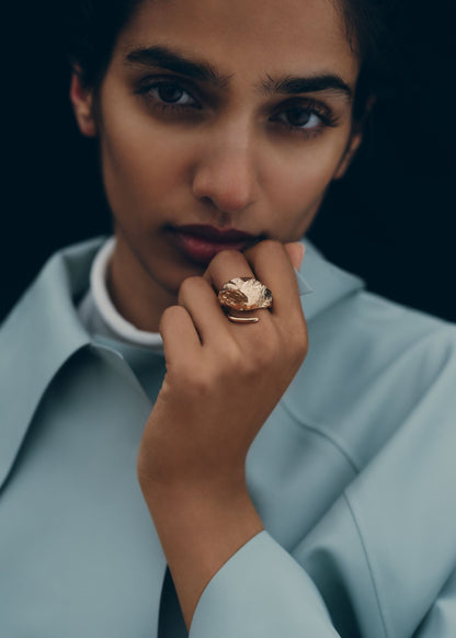 Bague Eroz - Dorée à l’or 24 carats