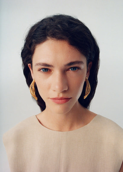Boucles d’oreilles pendantes Rozo - Rotin