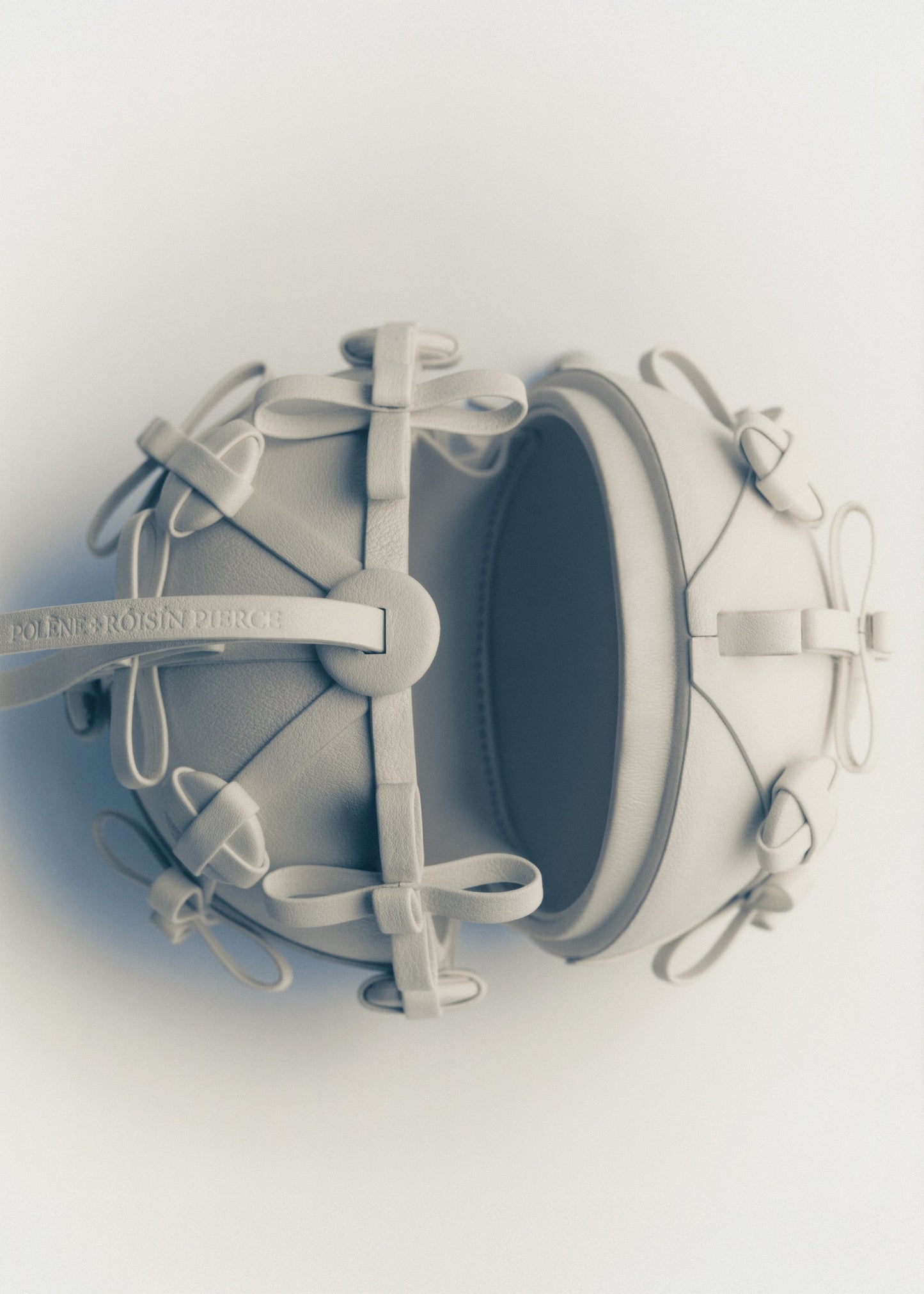 Button Bow Sphere - Porcelaine