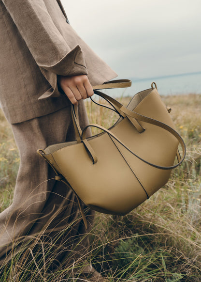 Cyme Mini - Olive Fumée Grainé
