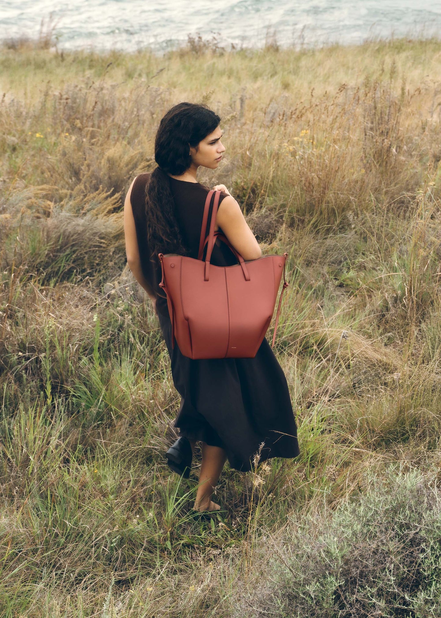 Cyme Tote - Terracotta Grainé