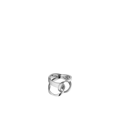 Bague Éole - Argentée en laiton rhodié