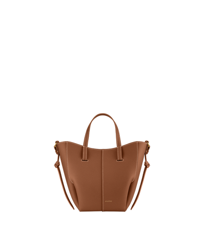 Cyme Tote Nano - Camel Grainé