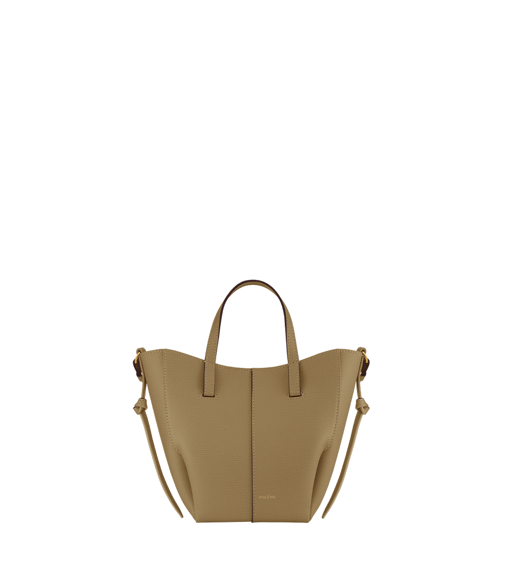 Cyme Tote Nano - Olive Fumée Grainé