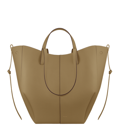 Cyme Tote - Olive Fumée Grainé
