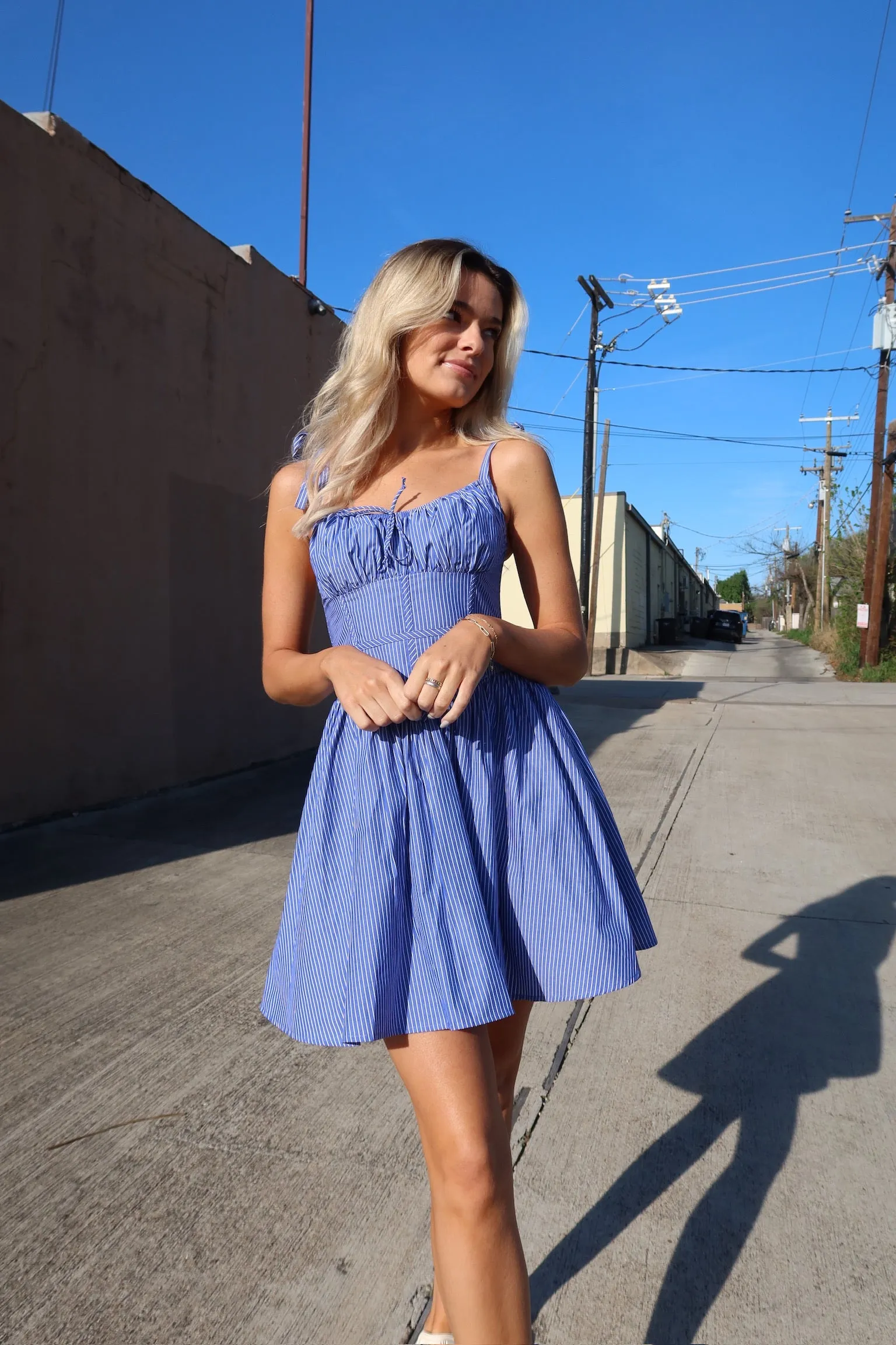 LAINEY STRIPED DRESS