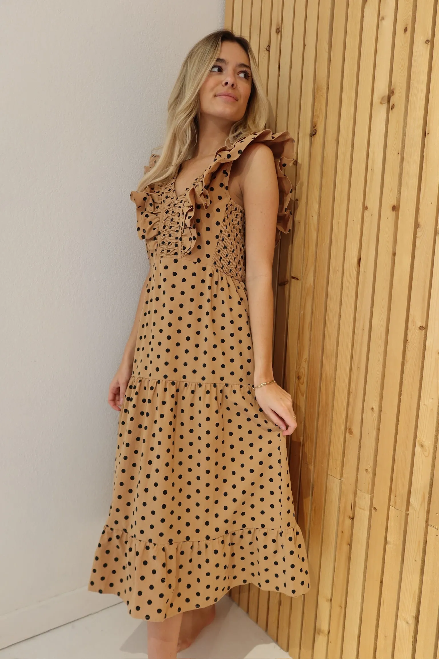 C’EST LA VIE MIDI DRESS